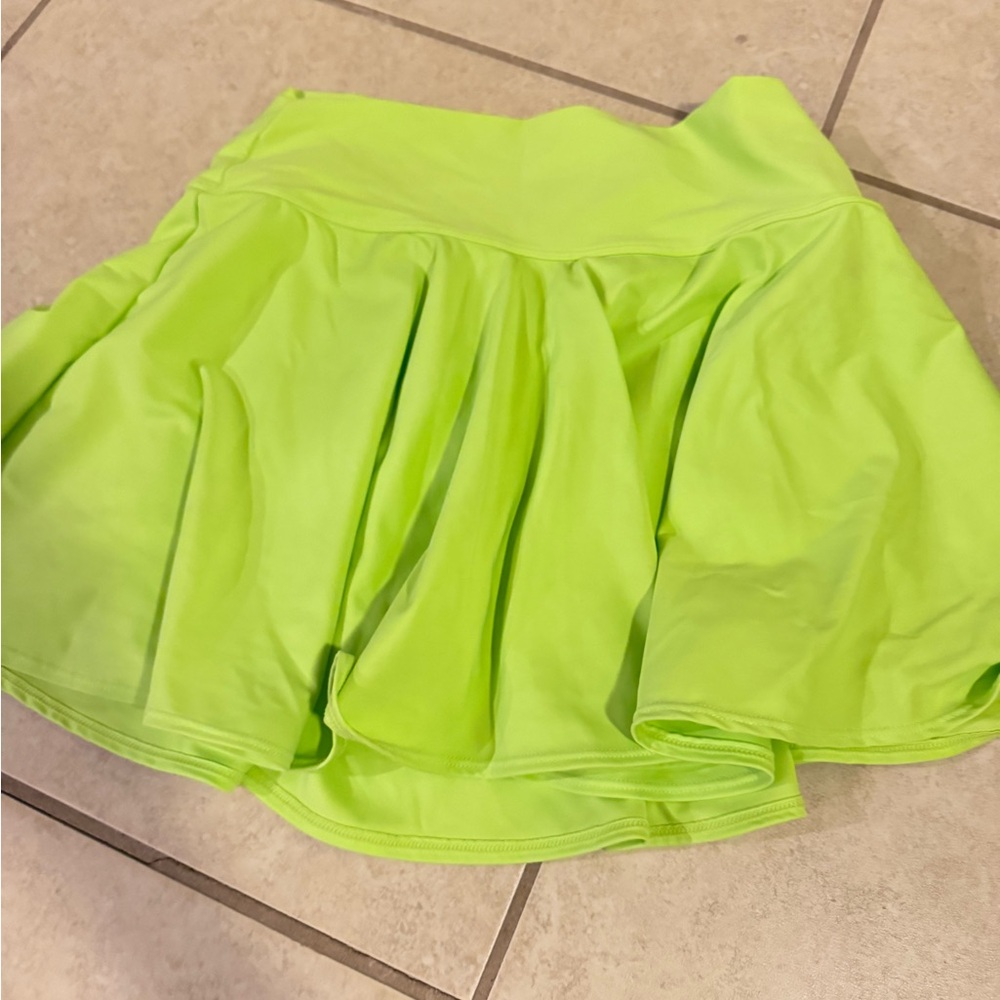 Lime Green Women's Skirt